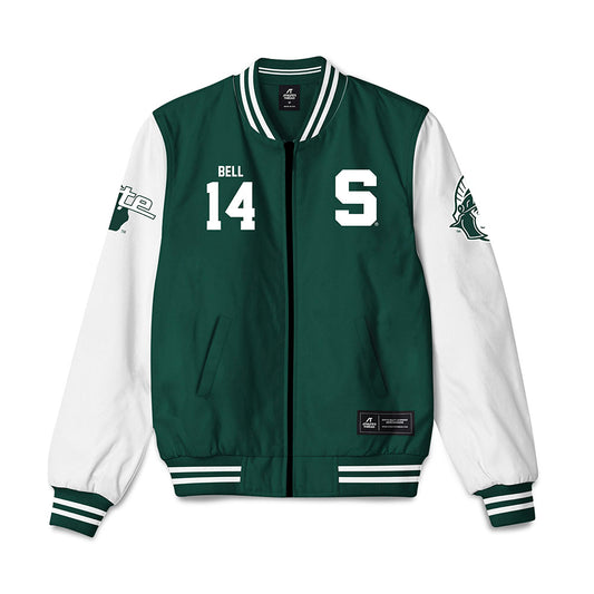 Michigan State - NCAA Football : Malcolm Bell - Bomber Jacket-0