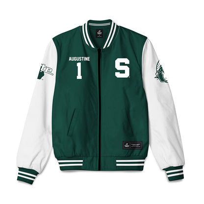 Michigan State - NCAA Men's Ice Hockey : Trey Augustine - Bomber Jacket