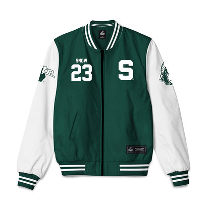 Michigan State - NCAA Football : Darius Snow - Bomber Jacket-0