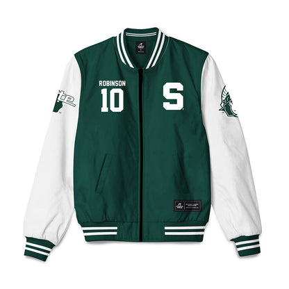 Michigan State - NCAA Women's Basketball : Bree Robinson - Bomber Jacket