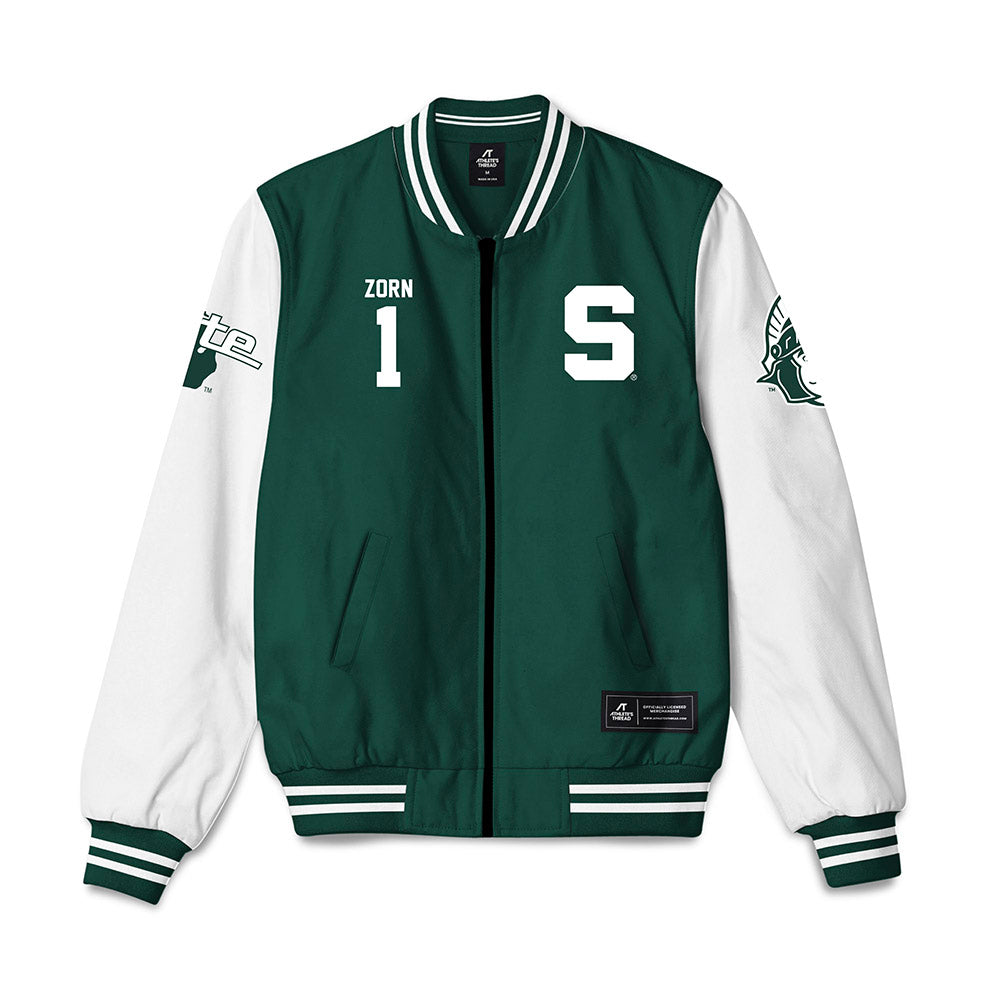 Michigan State - NCAA Women's Soccer : Kennedy Zorn - Bomber Jacket-0