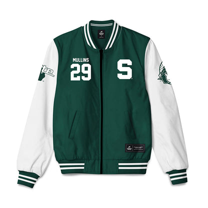 Michigan State - NCAA Football : George Mullins - Bomber Jacket-0