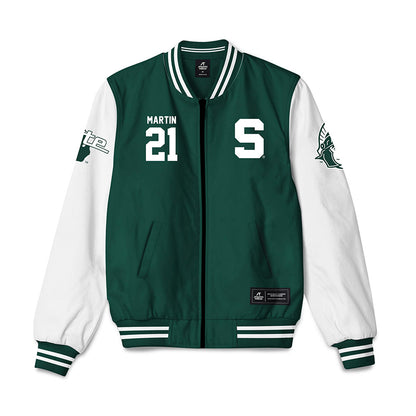 Michigan State - NCAA Women's Soccer : Maleeya Martin - Bomber Jacket-0