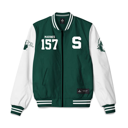 Michigan State - NCAA Wrestling : Darius Marines - Bomber Jacket-0