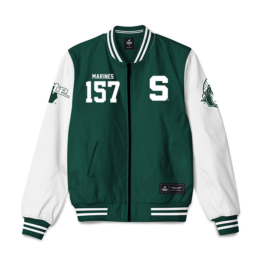 Michigan State - NCAA Wrestling : Darius Marines - Bomber Jacket-0