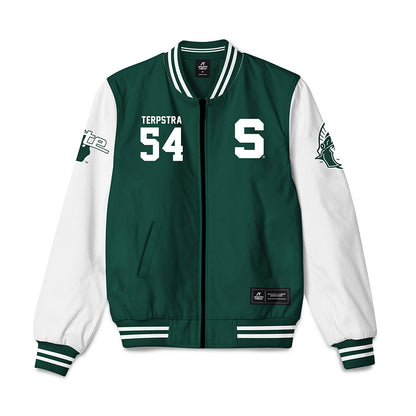 Michigan State - NCAA Football : Cooper Terpstra - Bomber Jacket