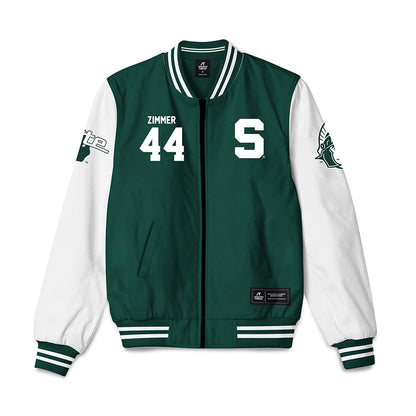 Michigan State - NCAA Baseball : Ryan Zimmer - Bomber Jacket-0