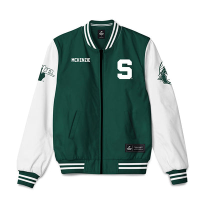 Michigan State - NCAA Women's Rowing : Ella McKenzie - Bomber Jacket