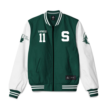 Michigan State - NCAA Football : Anelu Lafaele - Bomber Jacket-0