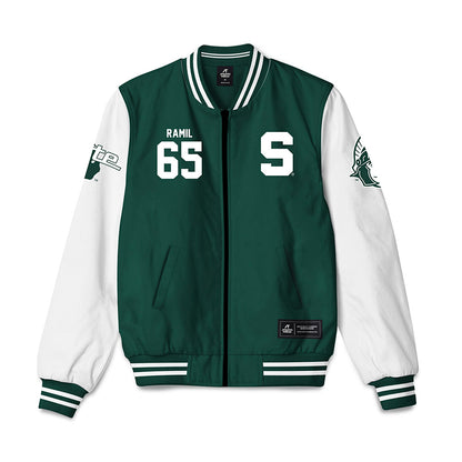 Michigan State - NCAA Football : Stanton Ramil - Bomber Jacket