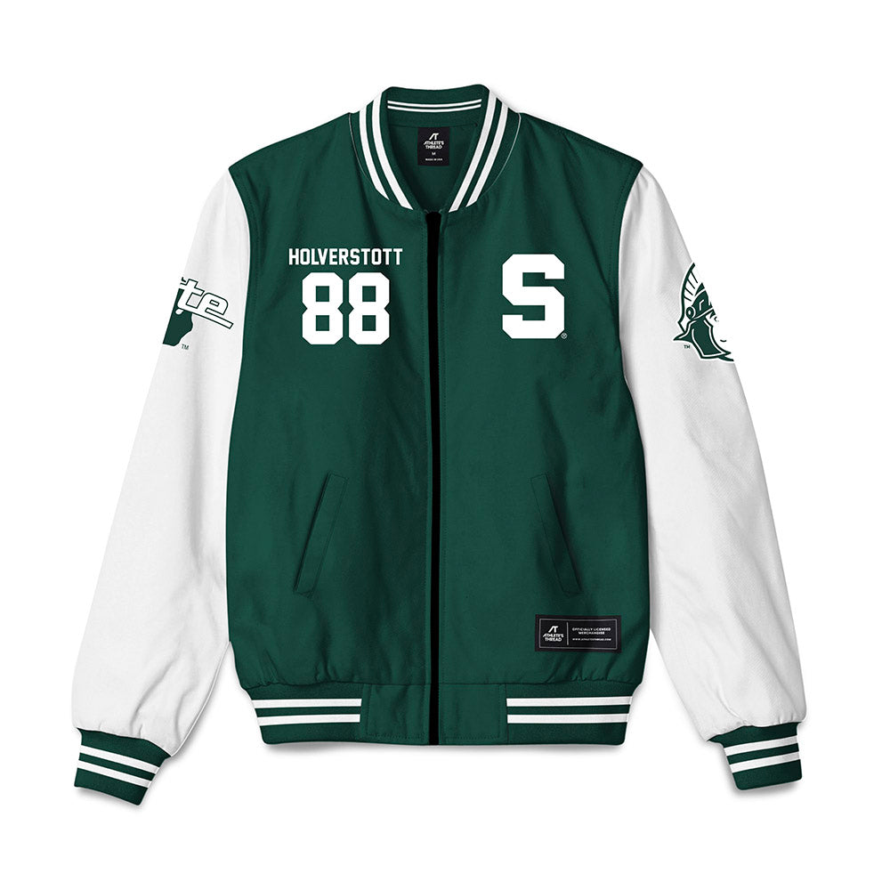 Michigan State - NCAA Softball : Sophie Holverstott - Bomber Jacket-0