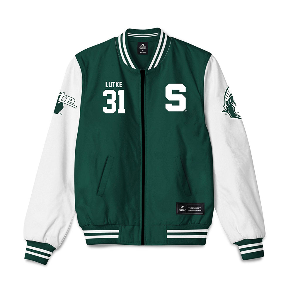 Michigan State - NCAA Women's Soccer : Ava Lutke - Bomber Jacket-0