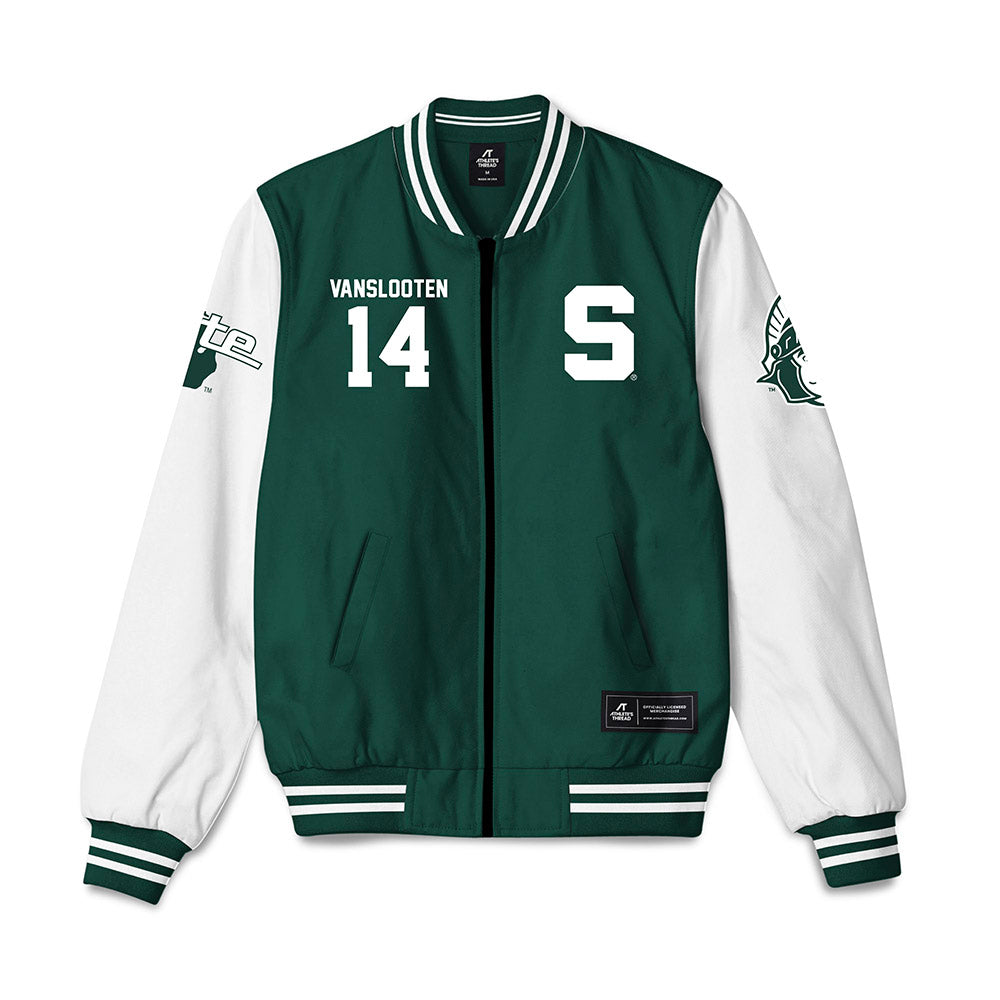 Michigan State - NCAA Women's Basketball : Grace VanSlooten - Bomber Jacket