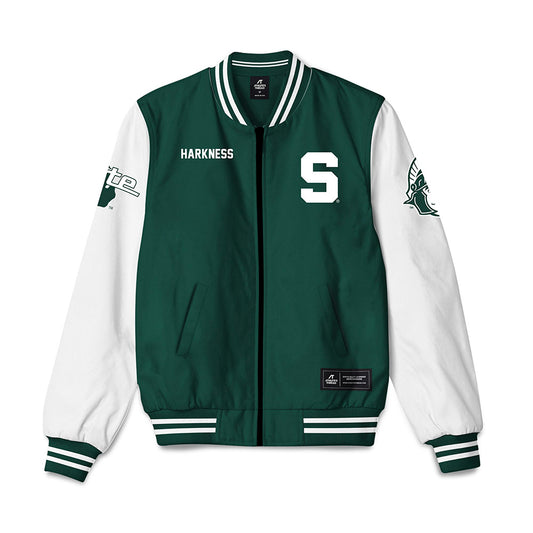 Michigan State - NCAA Women's Gymnastics : Delanie Harkness - Bomber Jacket