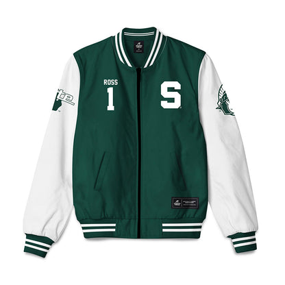 Michigan State - NCAA Softball : Alexis Ross - Bomber Jacket