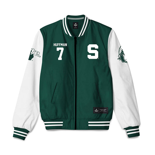 Michigan State - NCAA Baseball : Jaxon Huffman - Bomber Jacket