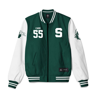 Michigan State - NCAA Men's Basketball : Coen Carr - Bomber Jacket-0