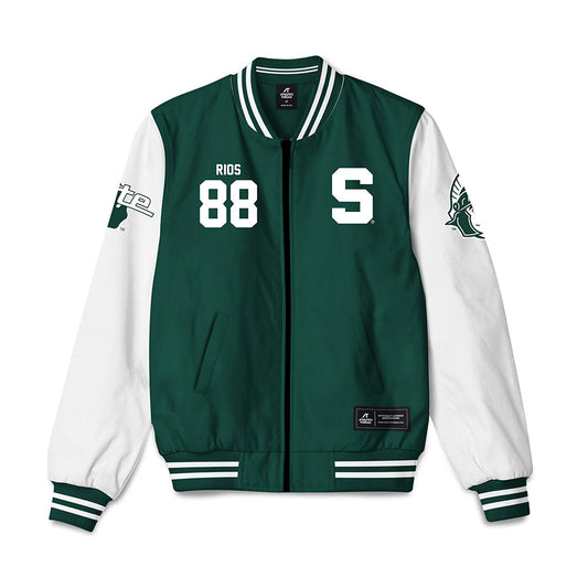 Michigan State - NCAA Football : Kai Rios - Bomber Jacket-0