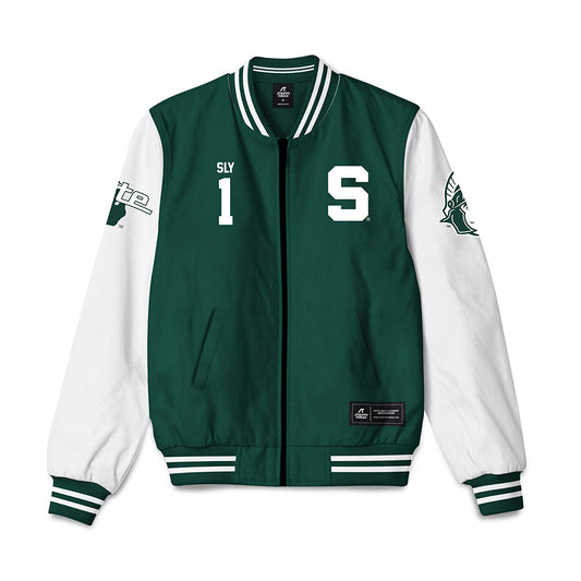 Michigan State - NCAA Men's Soccer : Michael Sly - Bomber Jacket-0
