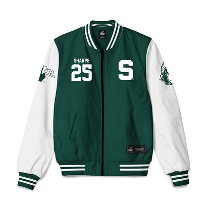 Michigan State - NCAA Baseball : Reggie Sharpe - Bomber Jacket