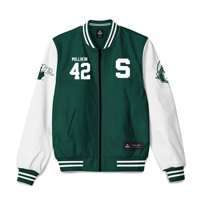 Michigan State - NCAA Football : David Millikin - Bomber Jacket