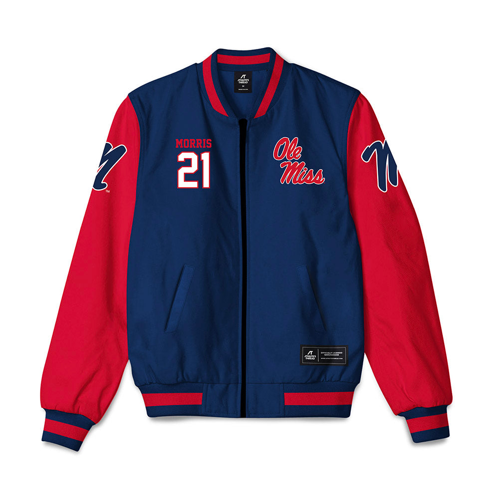 Ole Miss - NCAA Baseball : Mason Morris - Bomber Jacket