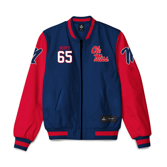 Ole Miss - NCAA Football : Gerquan Scott - Bomber Jacket-0