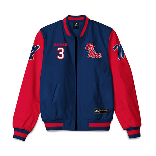 Ole Miss - NCAA Softball : Keila Kamoku - Bomber Jacket-0