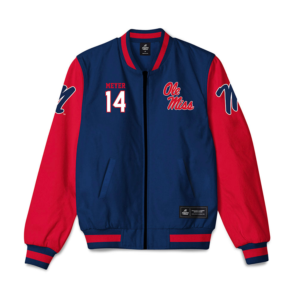 Ole Miss - NCAA Women's Volleyball : Shayla Meyer - Bomber Jacket-0