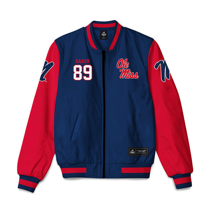 Ole Miss - NCAA Football : Mikey Baker - Bomber Jacket-0