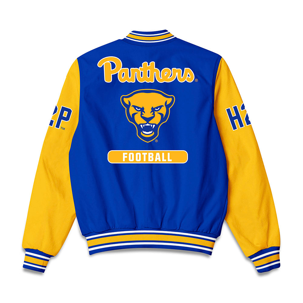 Pittsburgh - NCAA Football : Peter Vardzel - Bomber Jacket