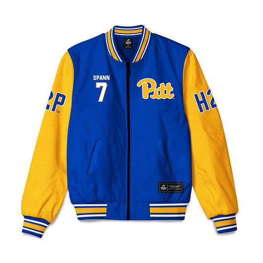 Pittsburgh - NCAA Football : Deuce Spann - Bomber Jacket-0
