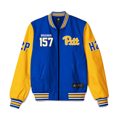 Pittsburgh - NCAA Wrestling : Vince Bouzakis - Bomber Jacket-0