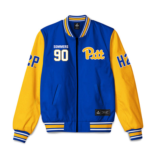 Pittsburgh - NCAA Football : Trevor Sommers - Bomber Jacket-0