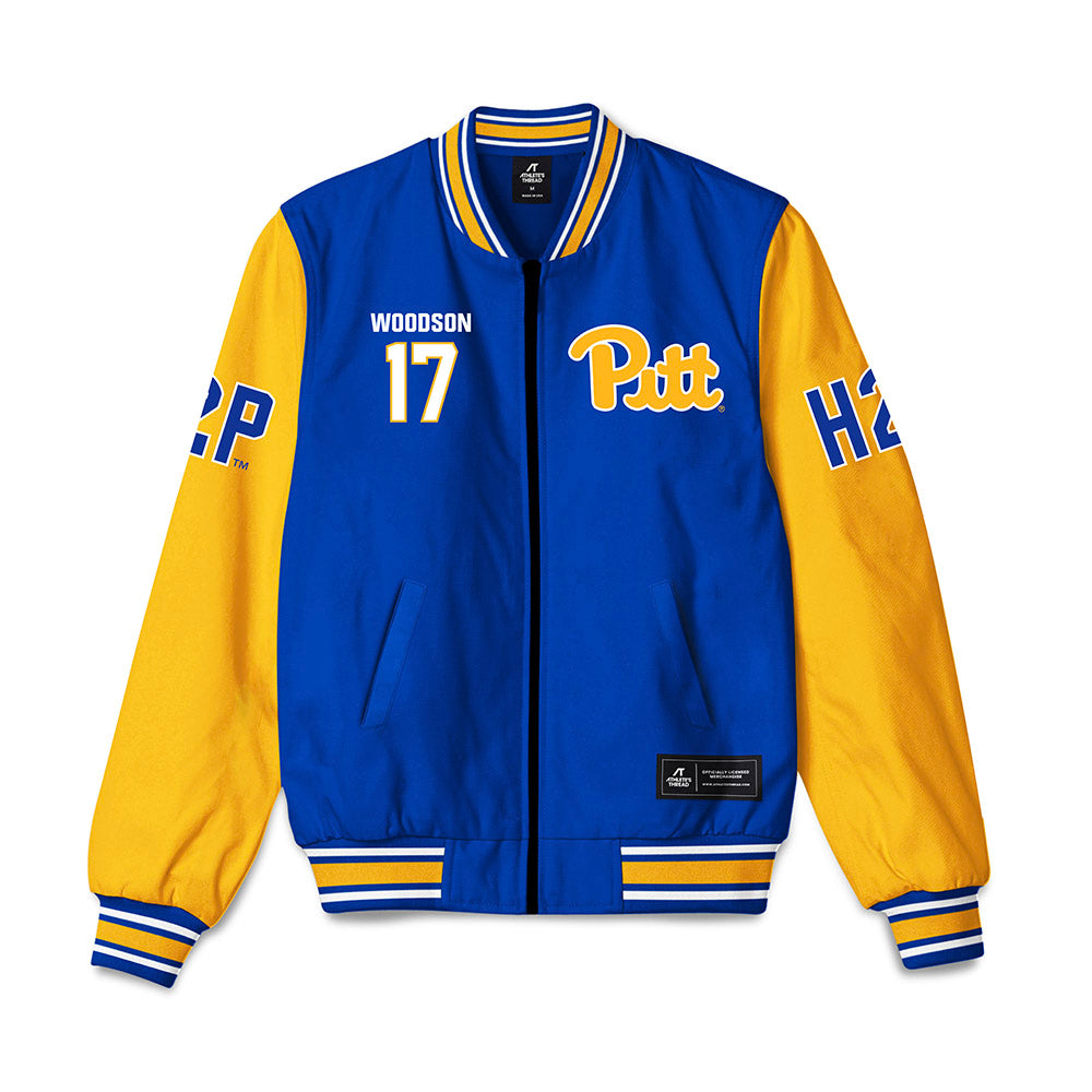 Pittsburgh - NCAA Football : Cole Woodson - Bomber Jacket-0