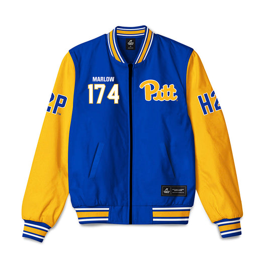Pittsburgh - NCAA Wrestling : Bode Marlow - Bomber Jacket-0