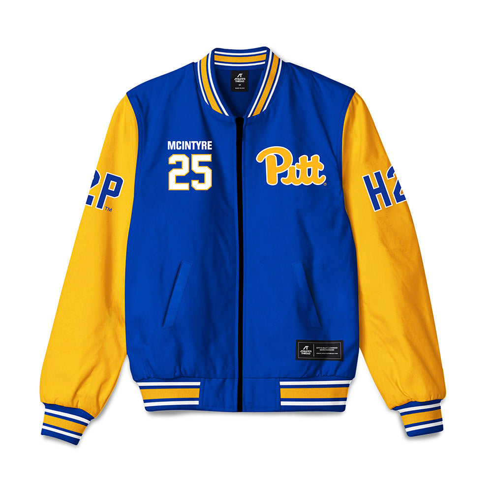 Pittsburgh - NCAA Men's Soccer : Eben McIntyre - Bomber Jacket