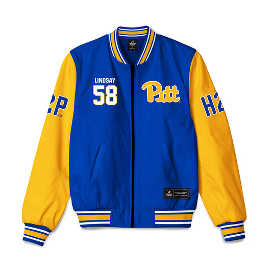 Pittsburgh - NCAA Football : mason lindsay - Bomber Jacket-0