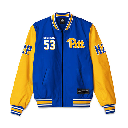 Pittsburgh - NCAA Football : Zachary Crothers - Bomber Jacket