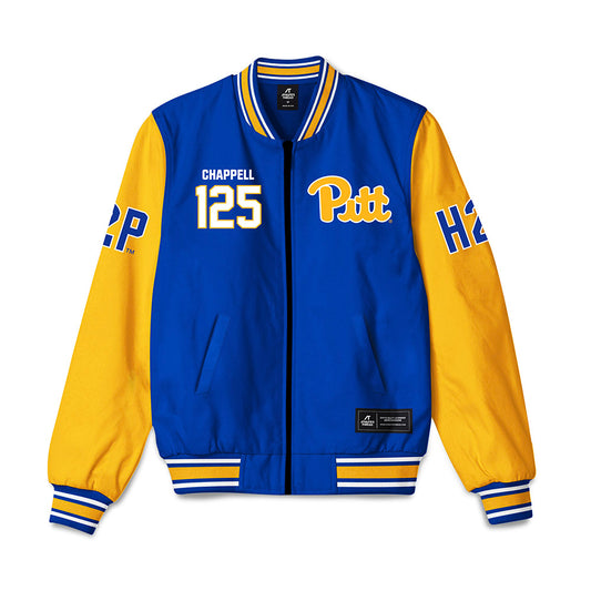 Pittsburgh - NCAA Wrestling : Tyler Chappell - Bomber Jacket-0