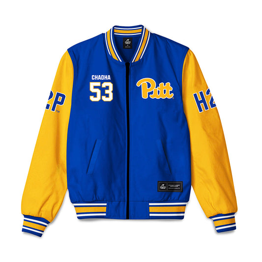 Pittsburgh - NCAA Football : Antonio Chadha - Bomber Jacket-0