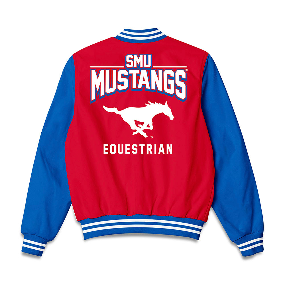SMU - NCAA Equestrian : Shaelyn Boutelle - Bomber Jacket-1