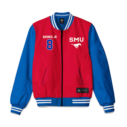SMU - NCAA Football : Marcellus Barnes Jr - Bomber Jacket-0