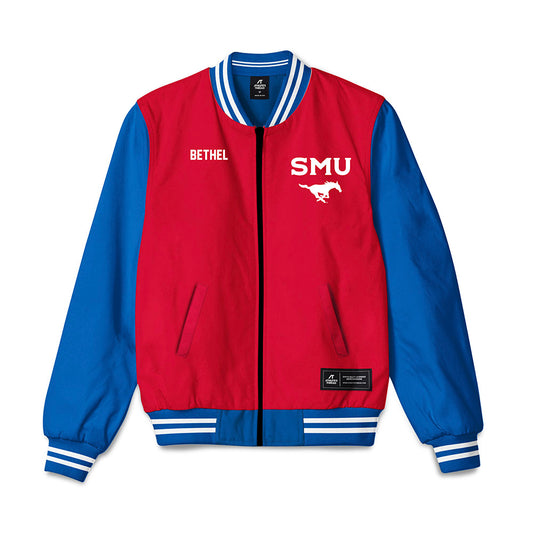 SMU - NCAA Women's Rowing : Avery Bethel - Bomber Jacket-0