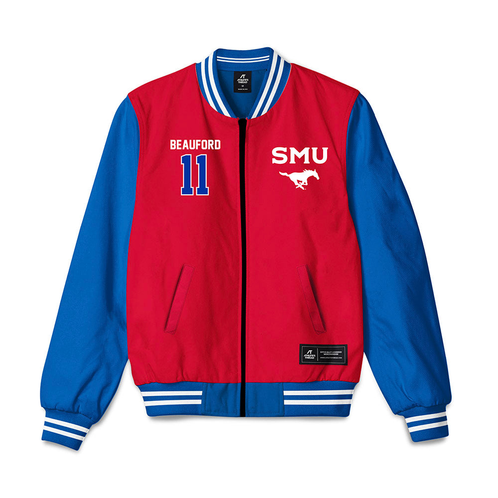 SMU - NCAA Women's Volleyball : Hannah Beauford - Bomber Jacket-0