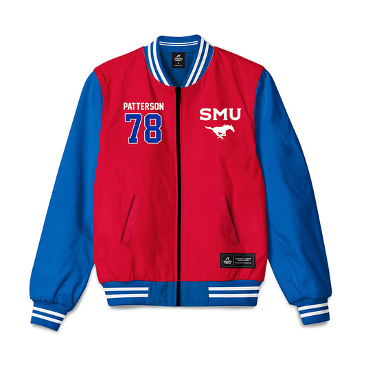 SMU - NCAA Football : Paris Patterson - Bomber Jacket-0