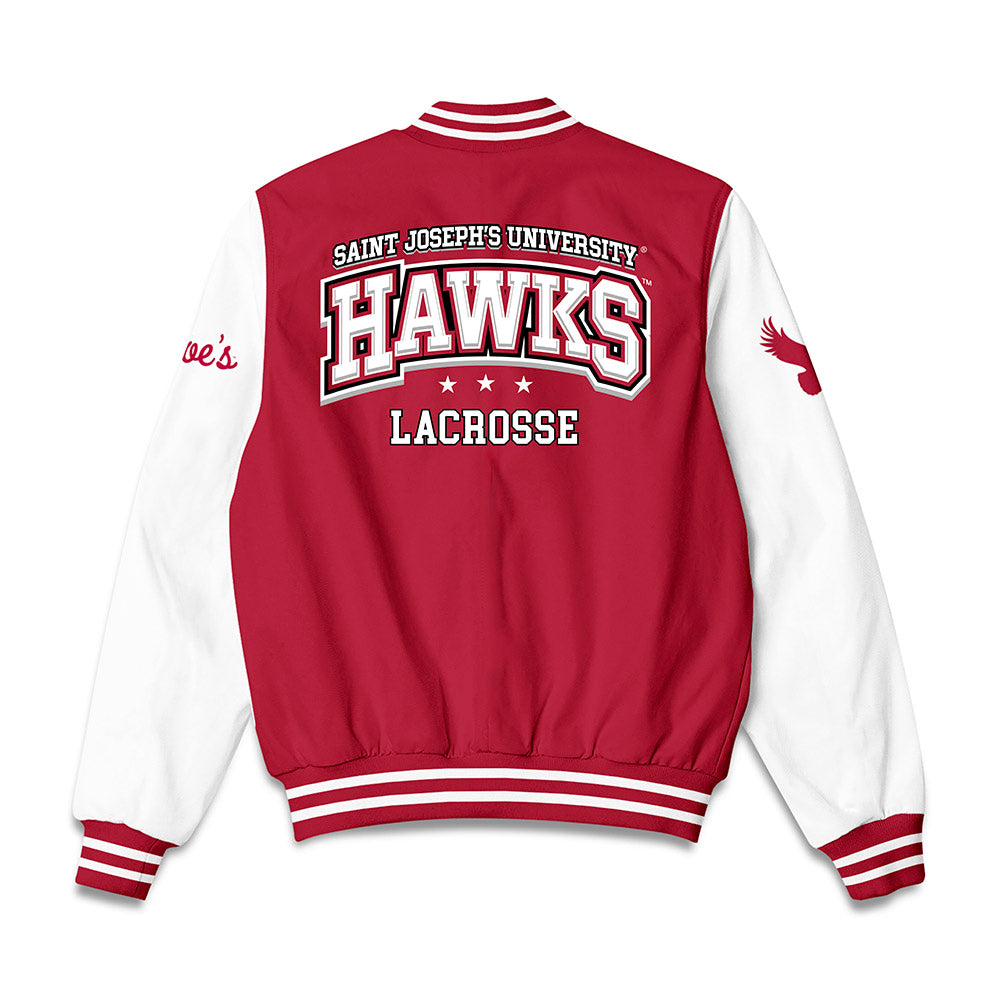 St. Joe's - NCAA Men's Lacrosse : Charlie Giachetti - Bomber Jacket-1