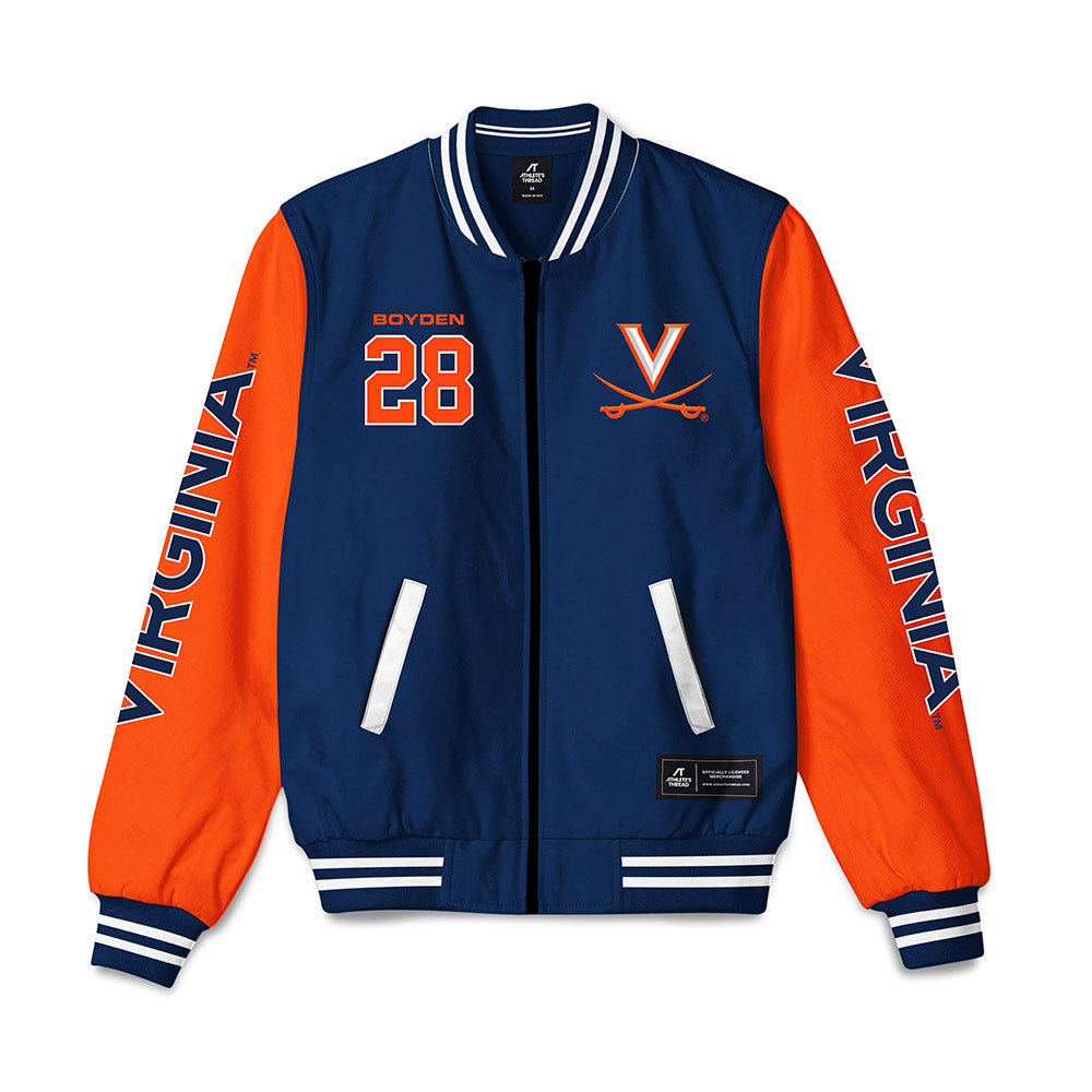 Virginia - NCAA Men's Lacrosse : Jack Boyden - Bomber Jacket