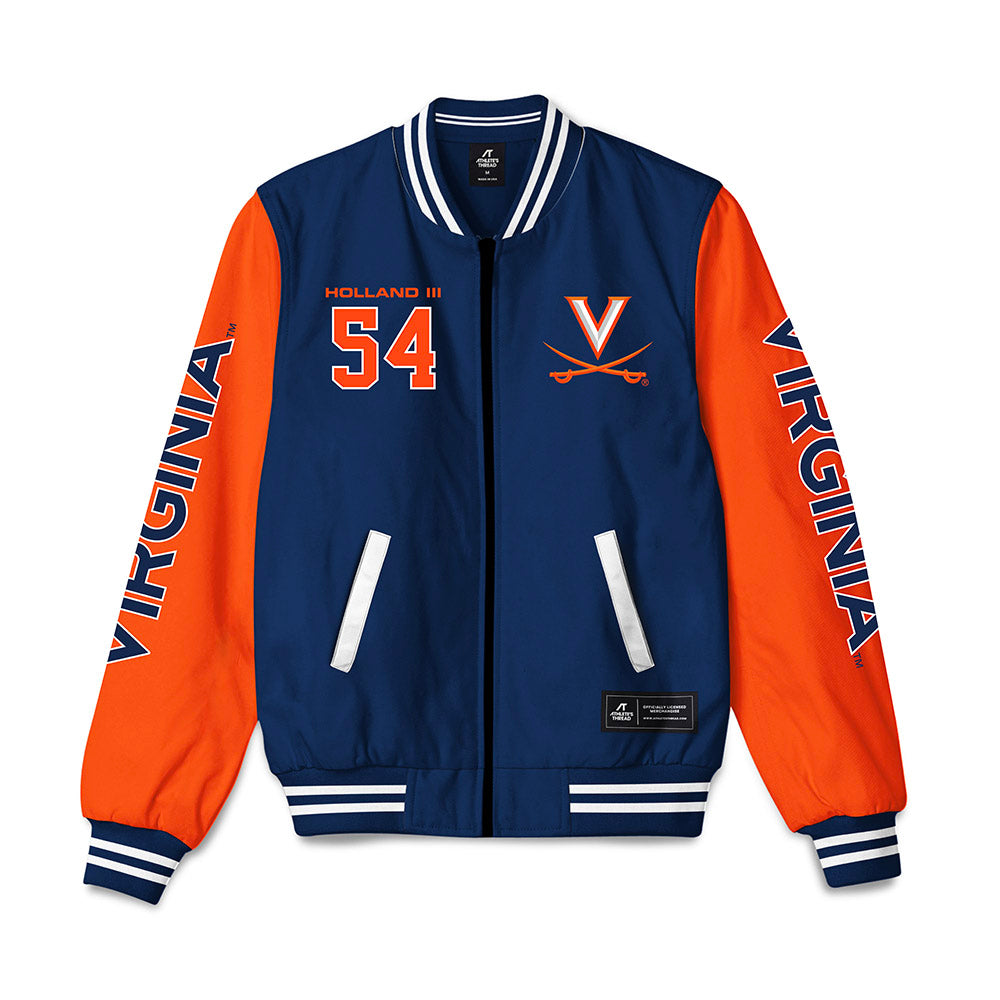 Virginia - NCAA Football : Joseph Holland III - Bomber Jacket