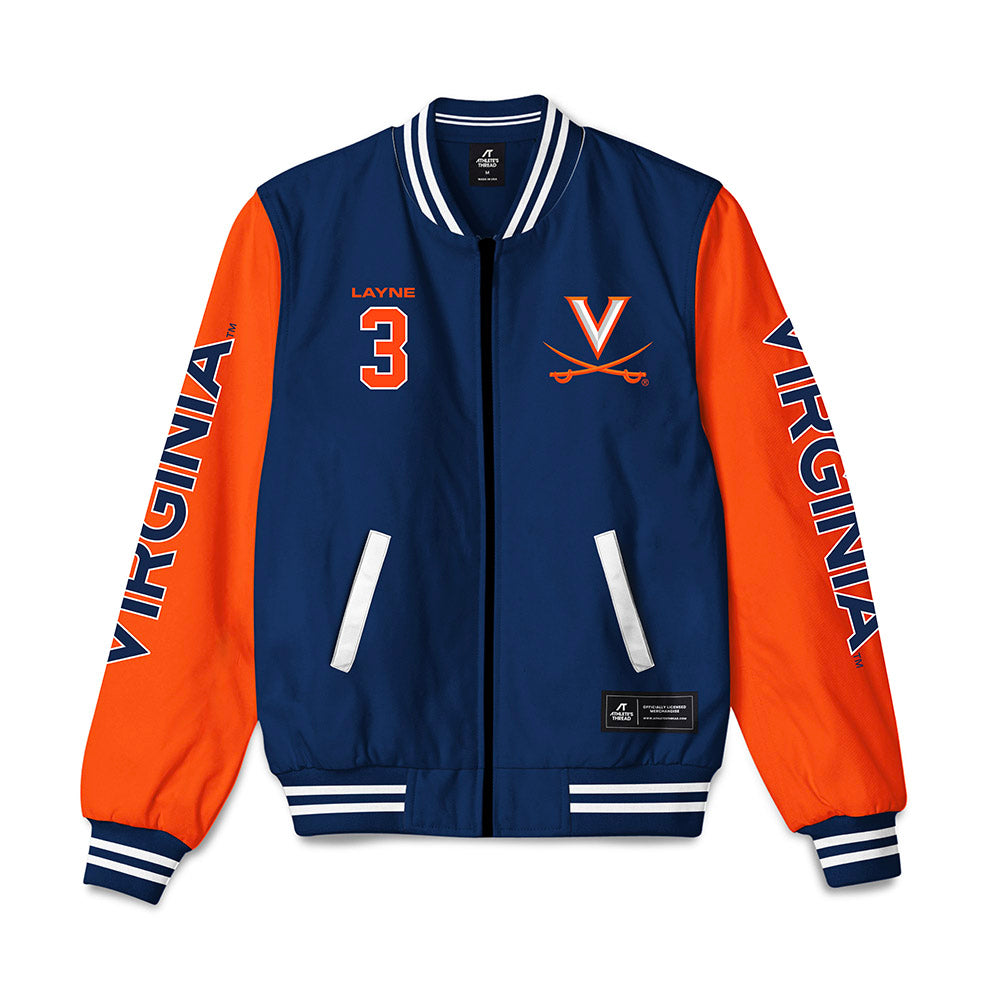 Virginia - NCAA Softball : Courtney Layne - Bomber Jacket